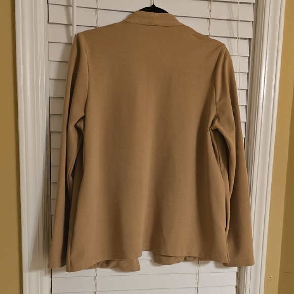 Elie Tahari Tan Blazer Modern Professional Jacket - Picture 5 of 14